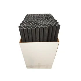 Pvc drukbuis 50 mm PN10 met gladde einden, grijs 1 meter