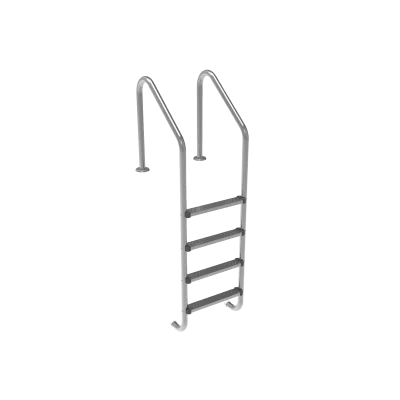 Zwembadtrap standaard RVS-316 - 4 treden ladder