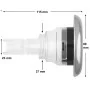 LVJ 3.5" jet - Crystal Multi-massage