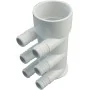 Manifold - 2" S × (6 barb) 3/4" end