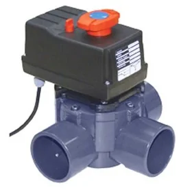 Driewegkraan PVC 50/63 mm