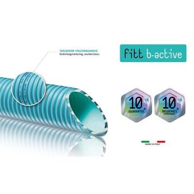 Fitt B-Active Flexibele zwembadslang 50 mm rol 25 meter