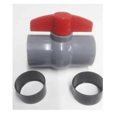 PVC kogelkraan afsluiter 50 / 1.5 inch
