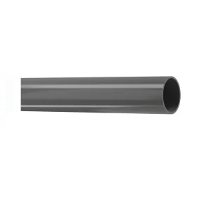 Pvc drukbuis met gladde einden, donkergrijs PN16