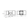 Manifold 2" s x 2" sp x (4) ¾" ports
