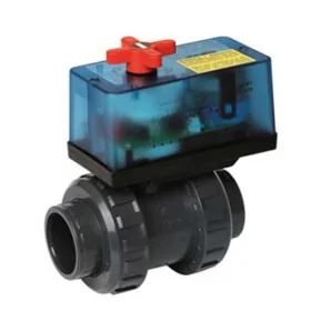 Praher Elektrische 2-weg klep D63 PVC 230V AC