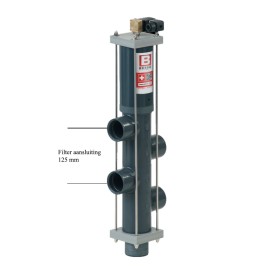 BESGO terugspoelventiel DN 40/50mm  5-weg 125 mm