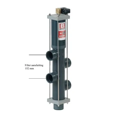 BESGO terugspoelventiel DN 40/50 5-weg 152mm